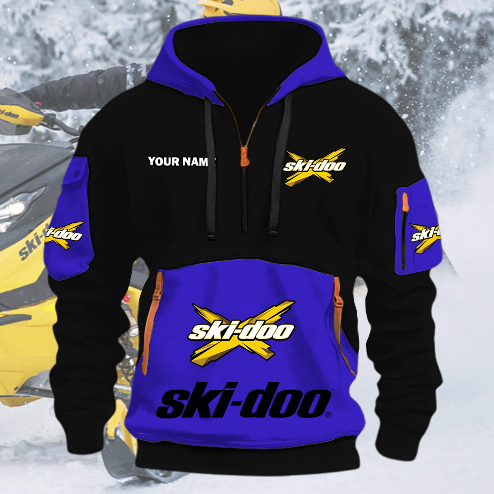 Ski-doo Quarter Zip Hoodie - Image 4
