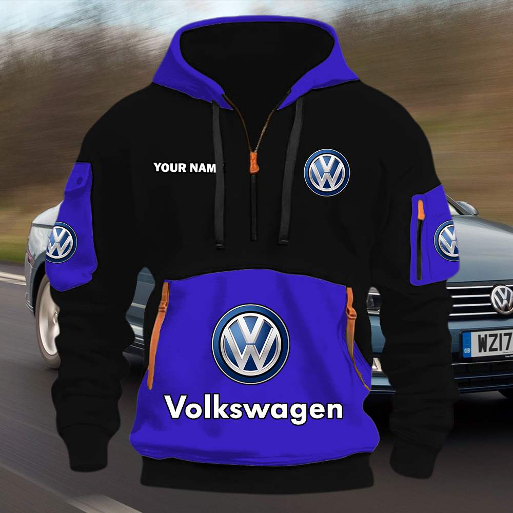 Volkswagen Quarter Zip Hoodie - Image 4
