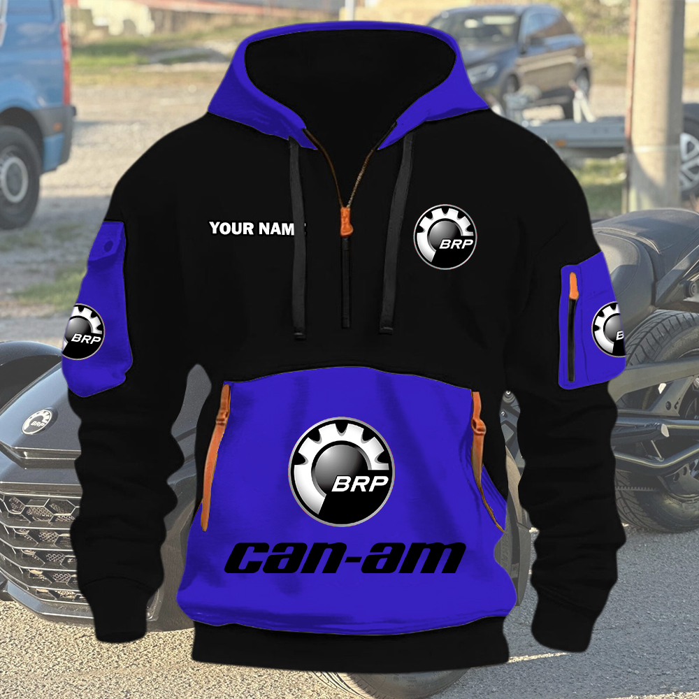 Can-am Quarter Zip Hoodie - Image 5