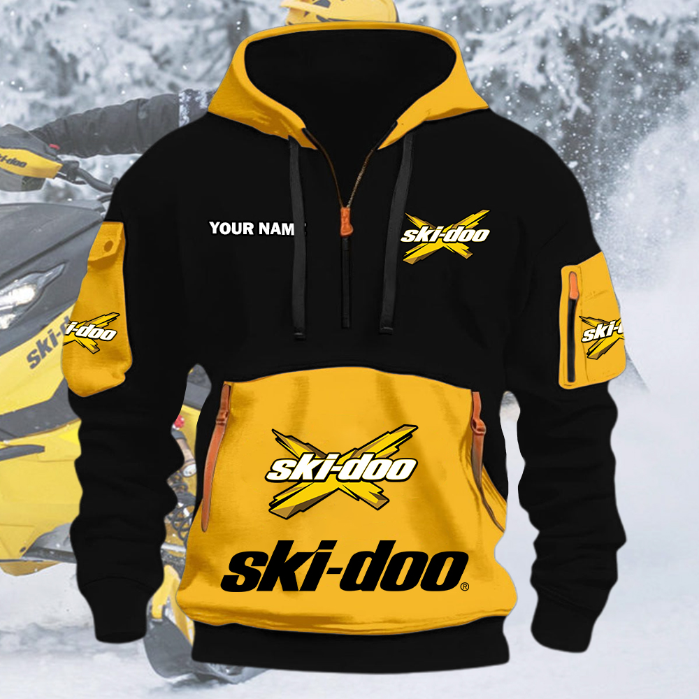Ski-doo Quarter Zip Hoodie - Image 6