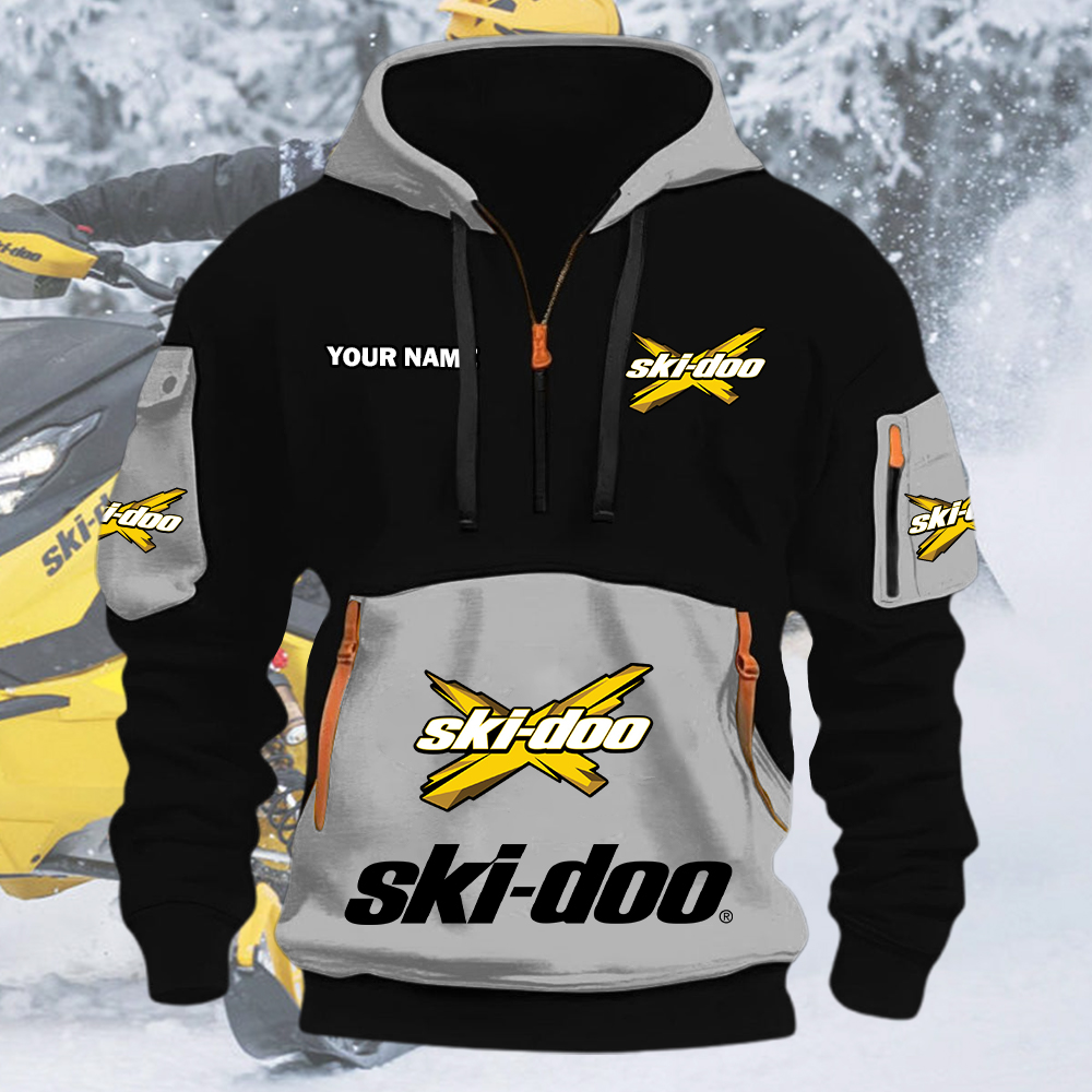 Ski-doo Quarter Zip Hoodie - Image 7