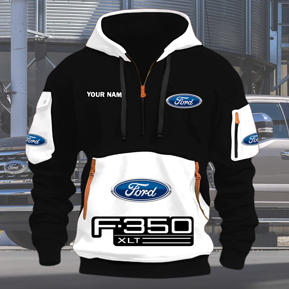 Ford F350 Quarter Zip Hoodie
