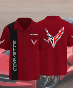 Corvette Custom Name Hawaii Shirt