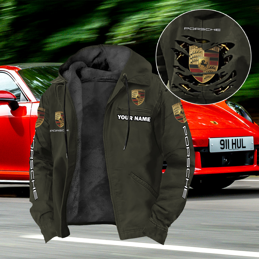 Porsche Custom Name Jacket - Image 2