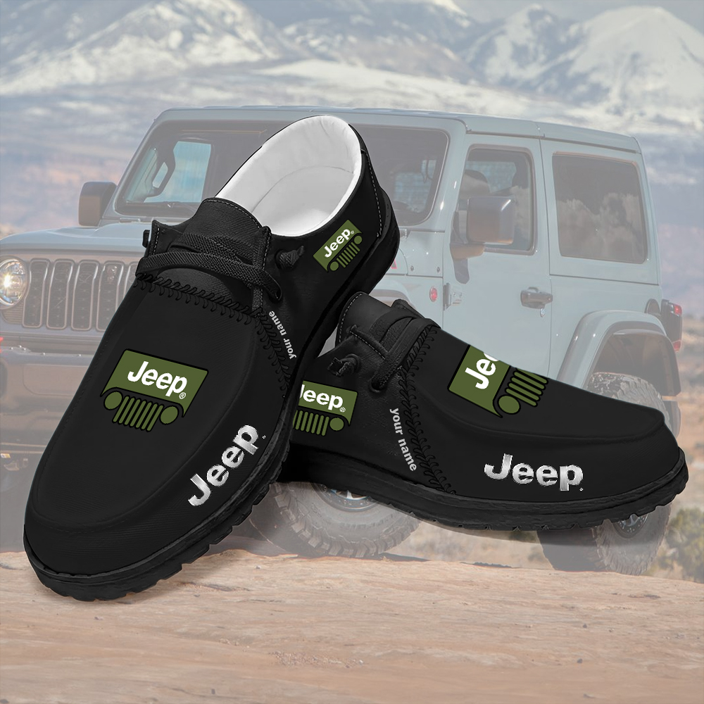 Jeep Custom Name Sneakers