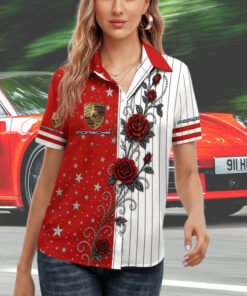 Porsche Women Short Sleeve Shirt