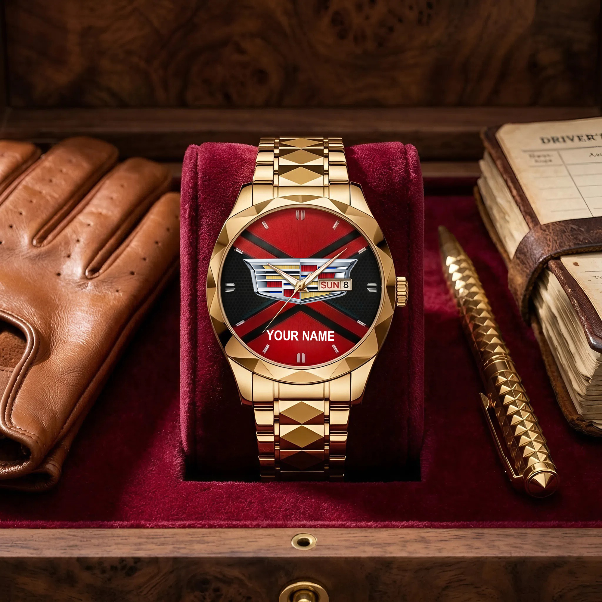 Cadillac Custom Name Luxury Men's Watch