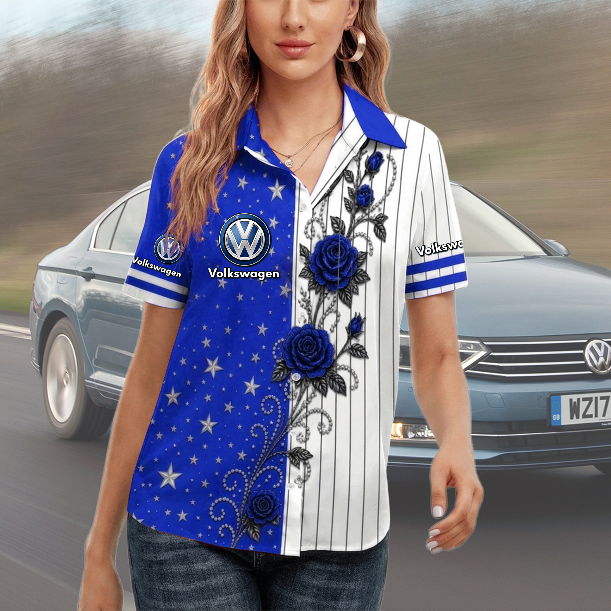 Volkswagen Women Short Sleeve Shirt - Image 4