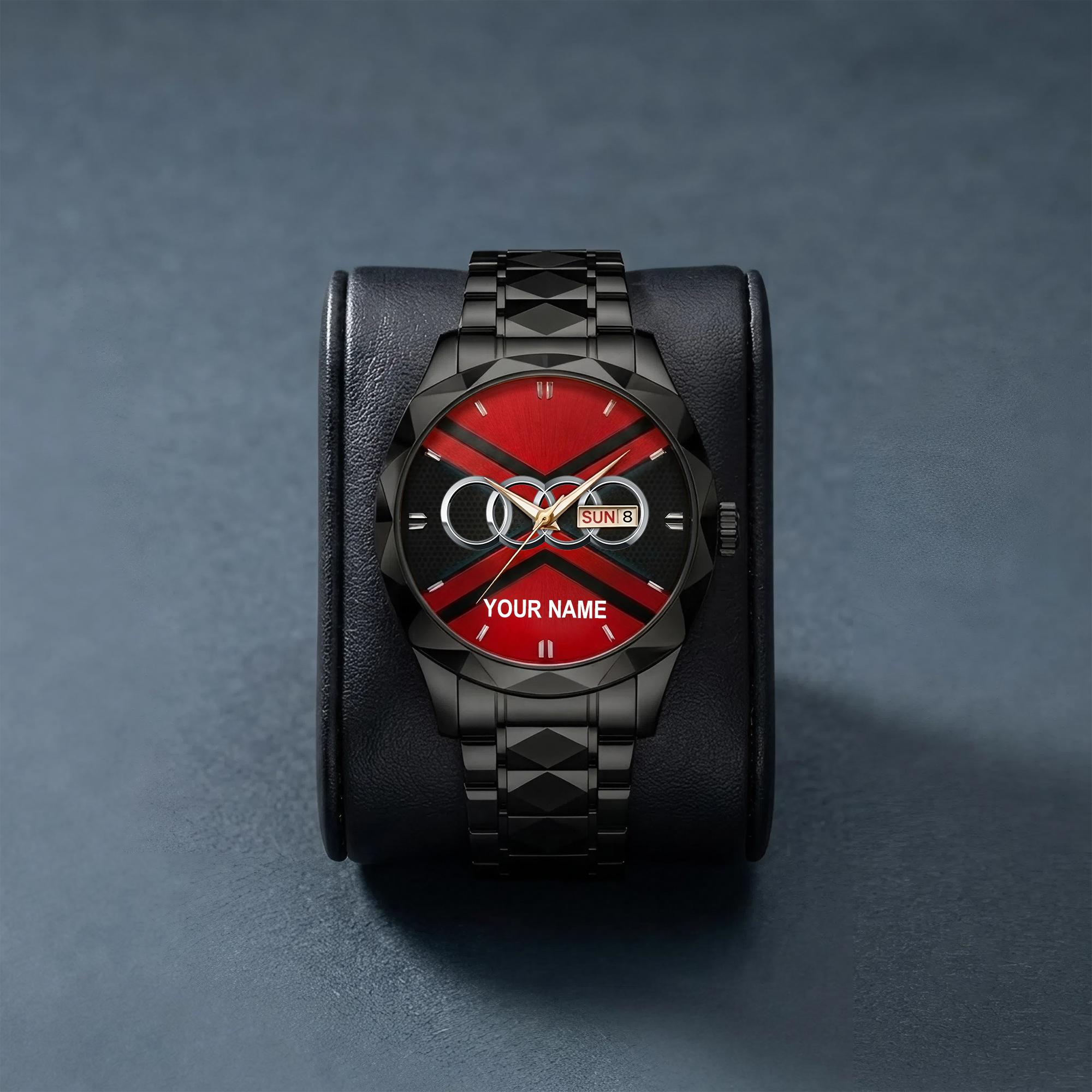 Audi Custom Name Luxury Men's Watch - Image 4