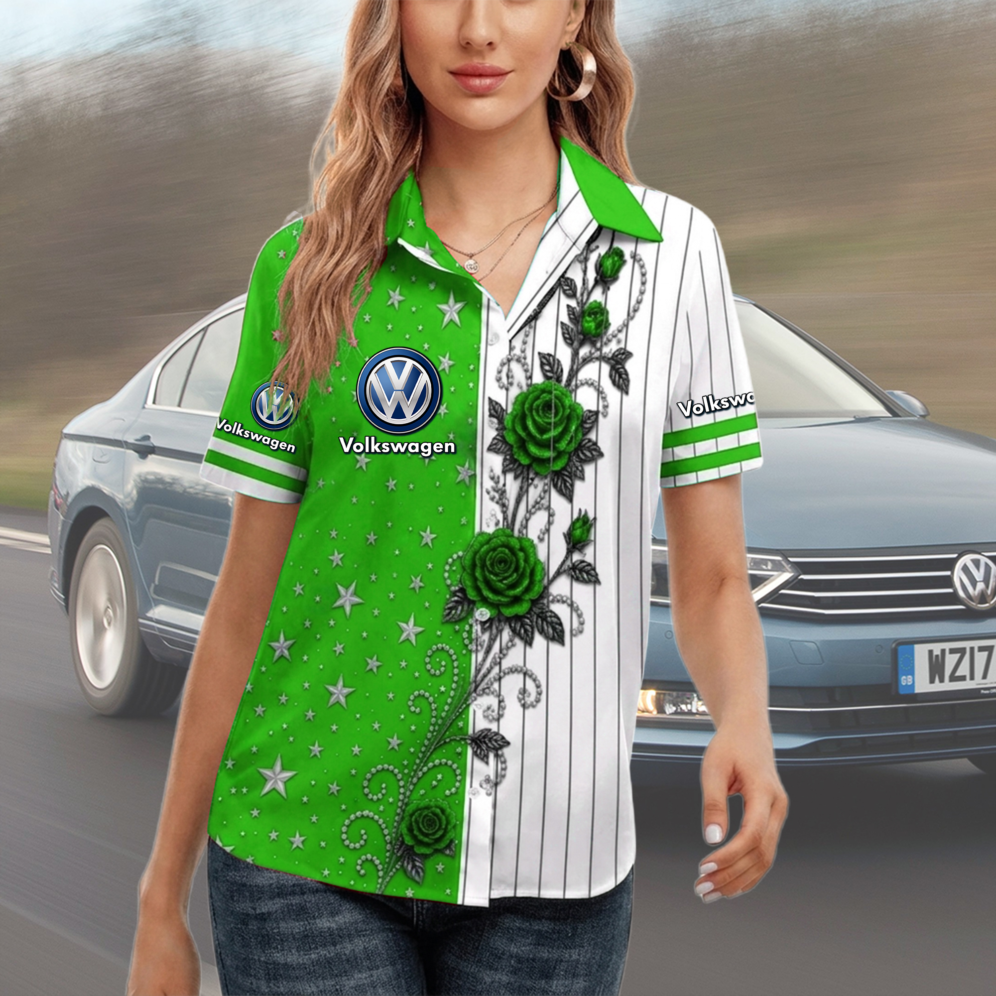 Volkswagen Women Short Sleeve Shirt - Image 5