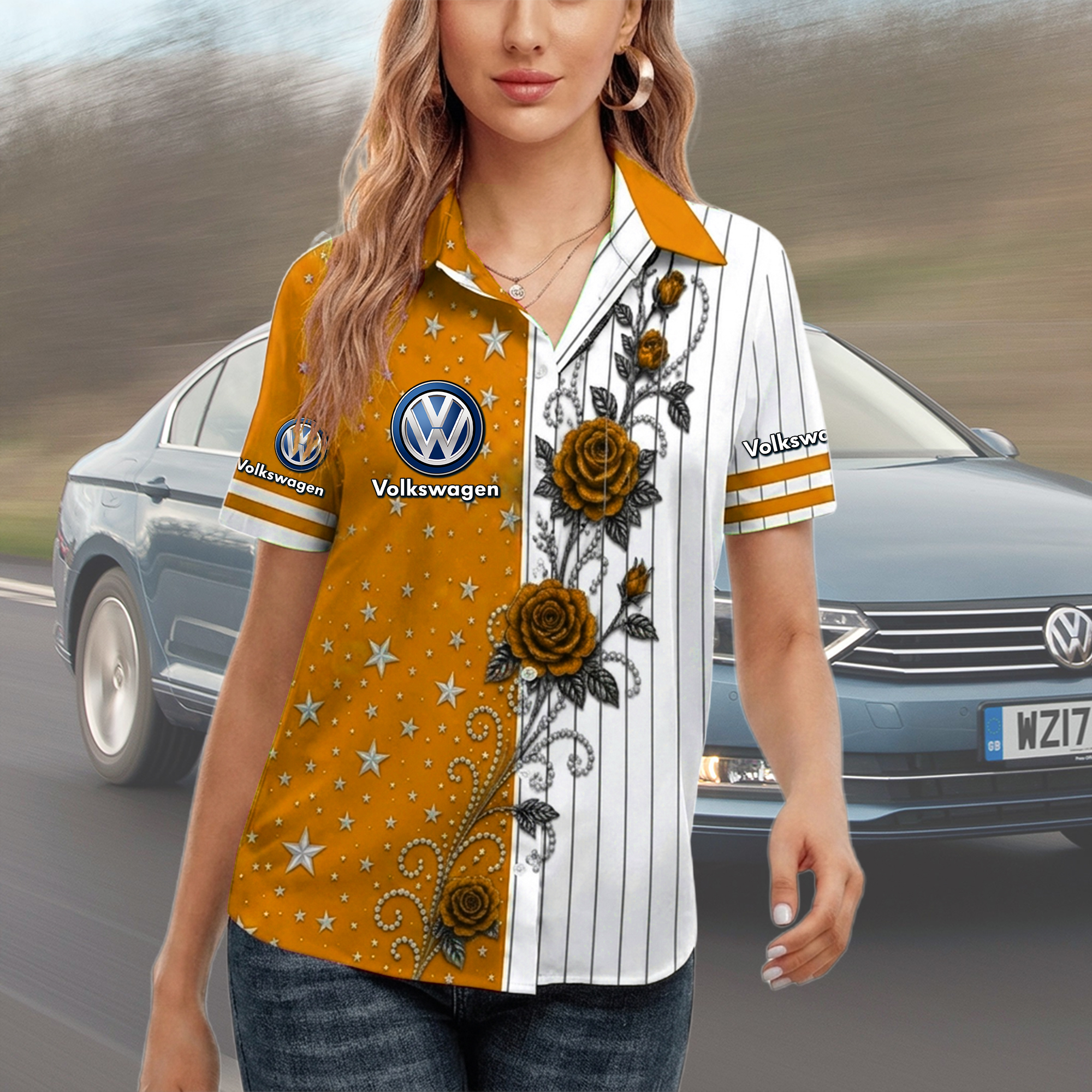 Volkswagen Women Short Sleeve Shirt - Image 6