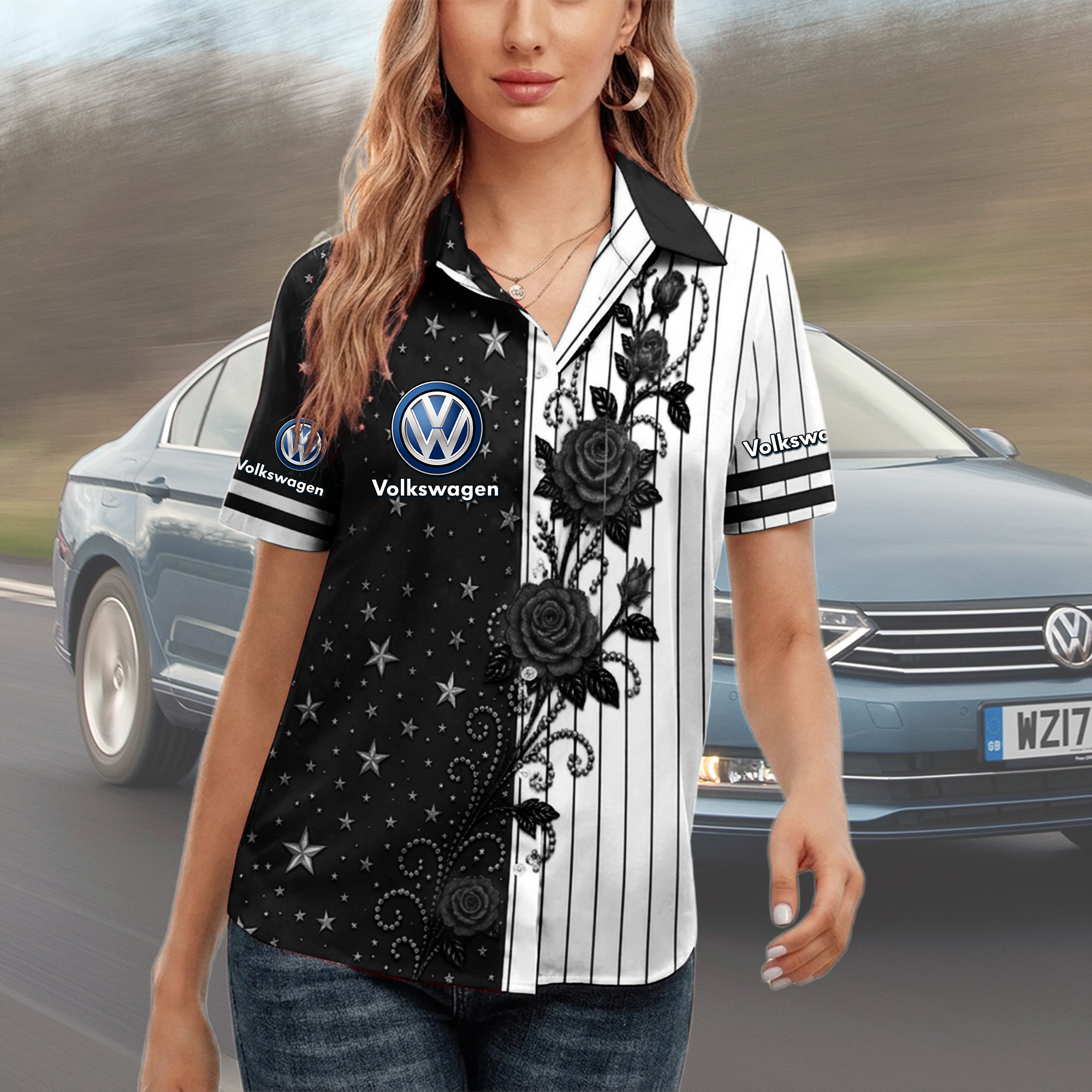 Volkswagen Women Short Sleeve Shirt - Image 7