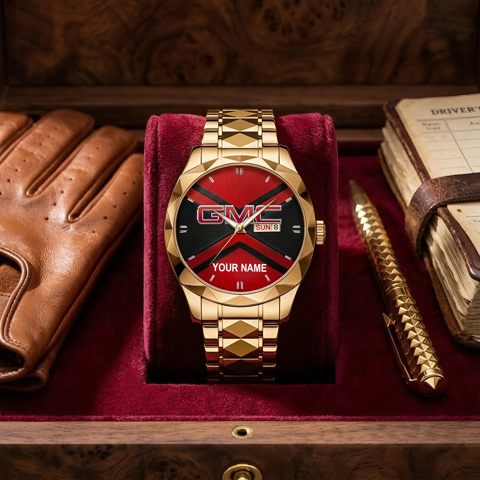 GMC Custom Name Luxury Men's Watch