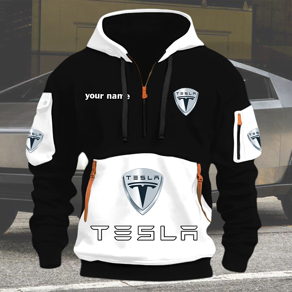 Tesla Quarter Zip Hoodie