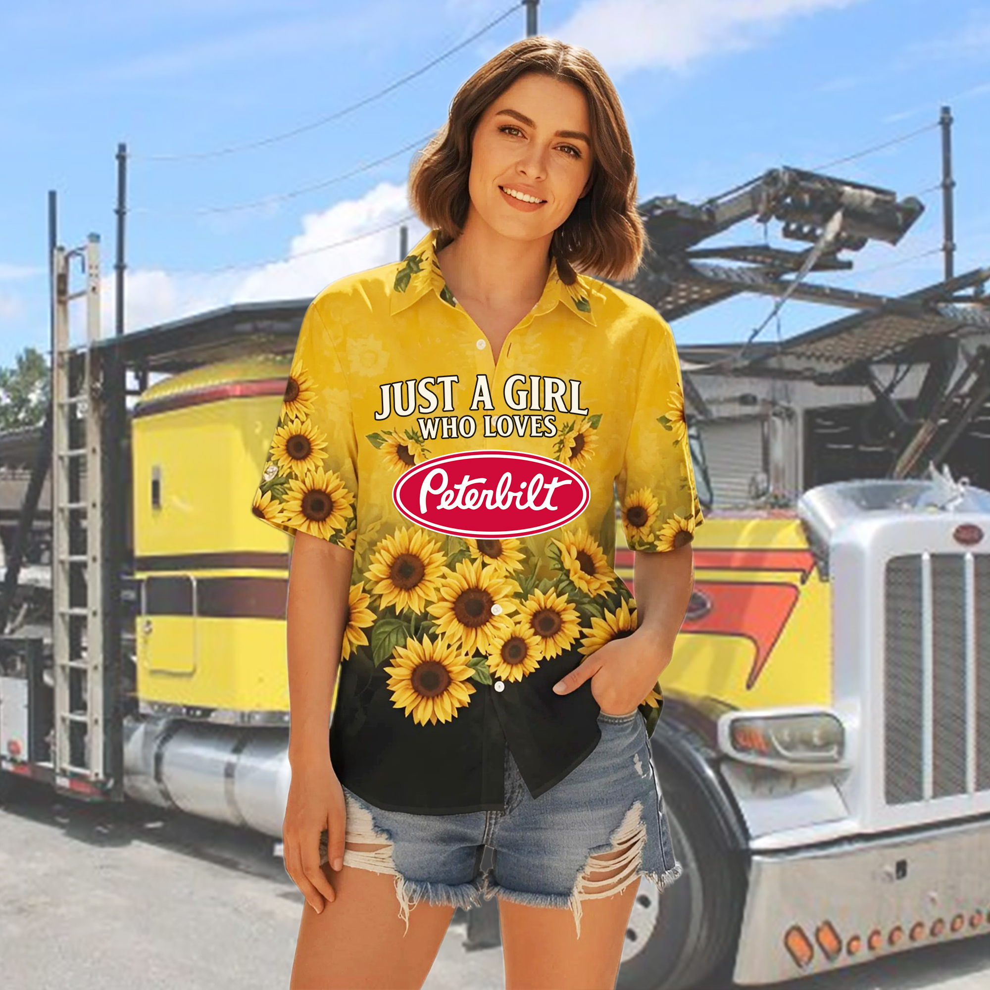 Peterbilt You are my Sunshine Hawaii Shirt - Image 2