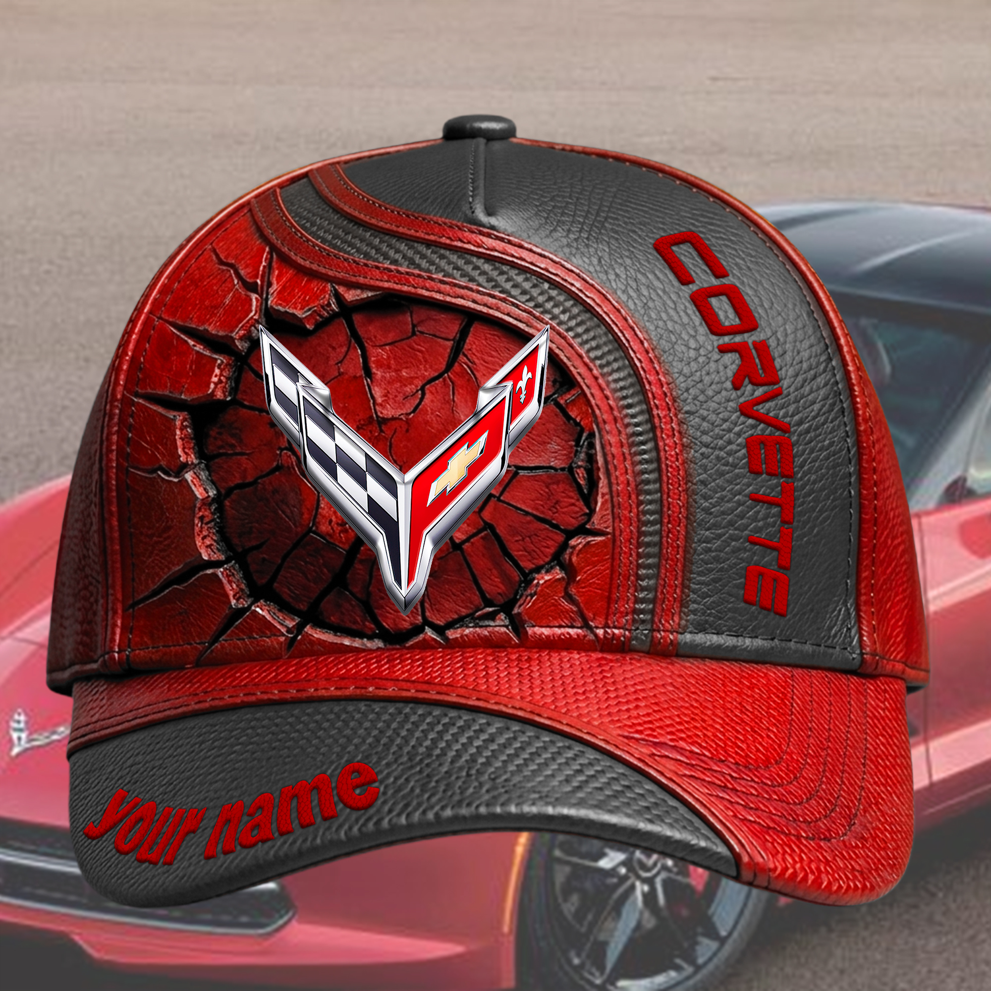 Corvette Hat Over Full Print - Image 2