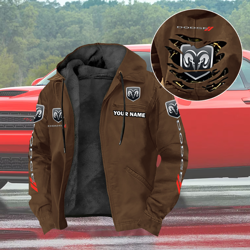 Dodge Custom Name Jacket - Image 3