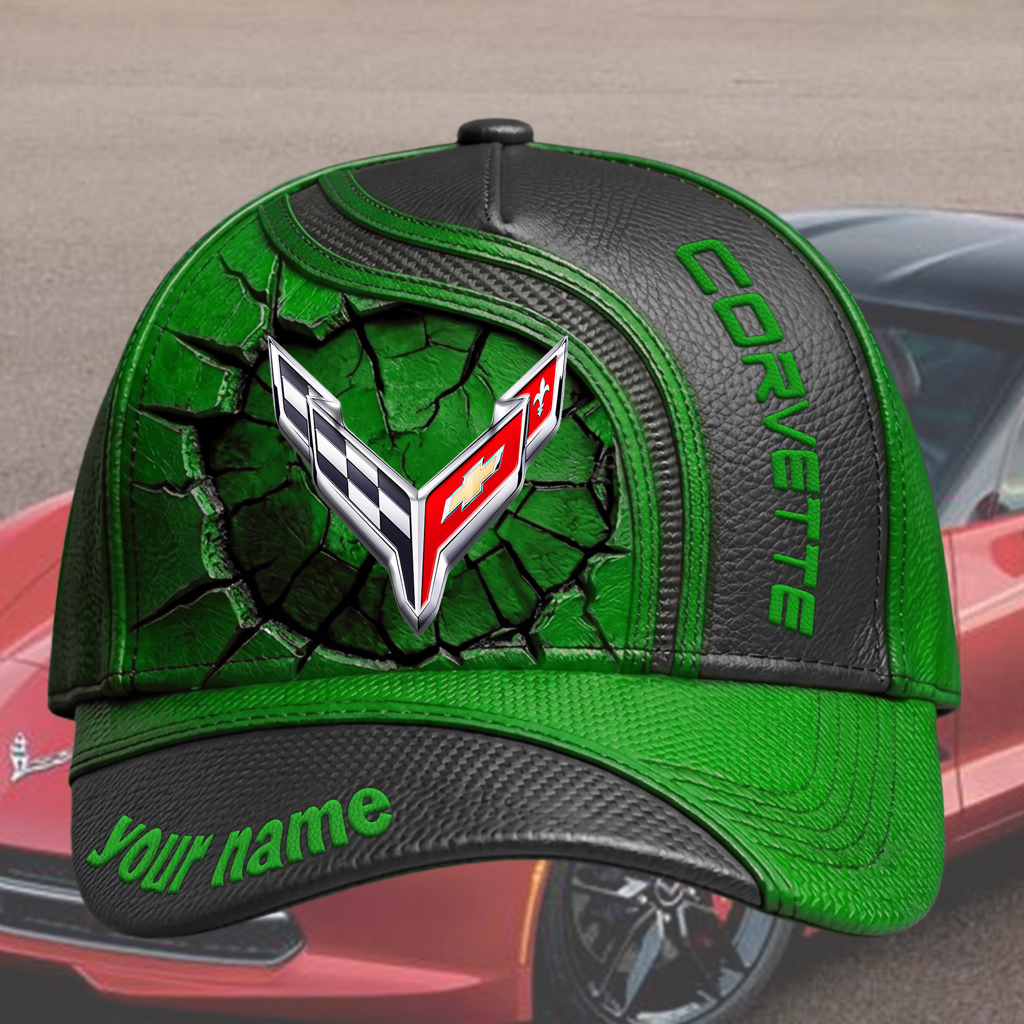 Corvette Hat Over Full Print - Image 3