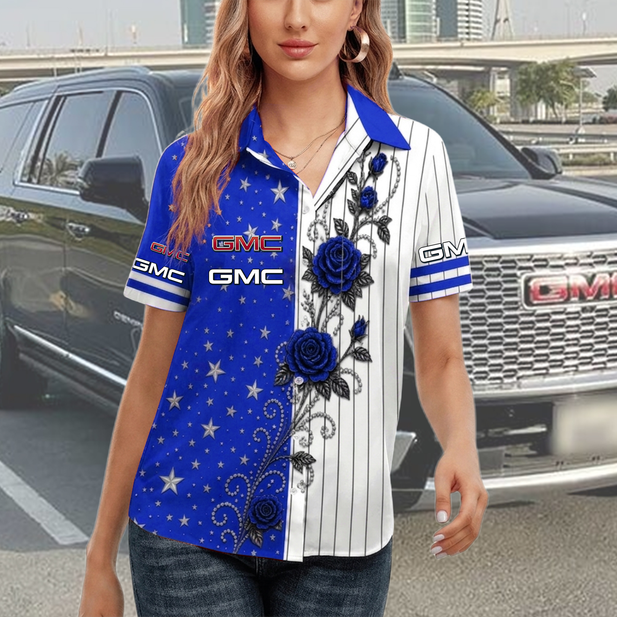 GMC Women Short Sleeve Shirt - Image 4