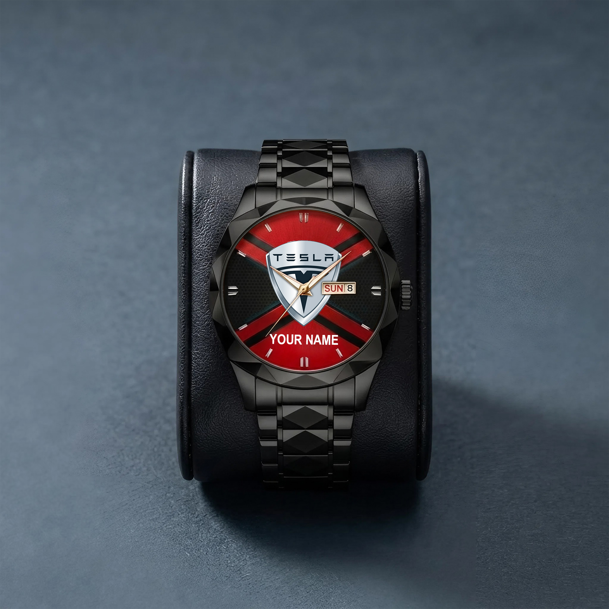Tesla Custom Name Luxury Men's Watch - Image 4