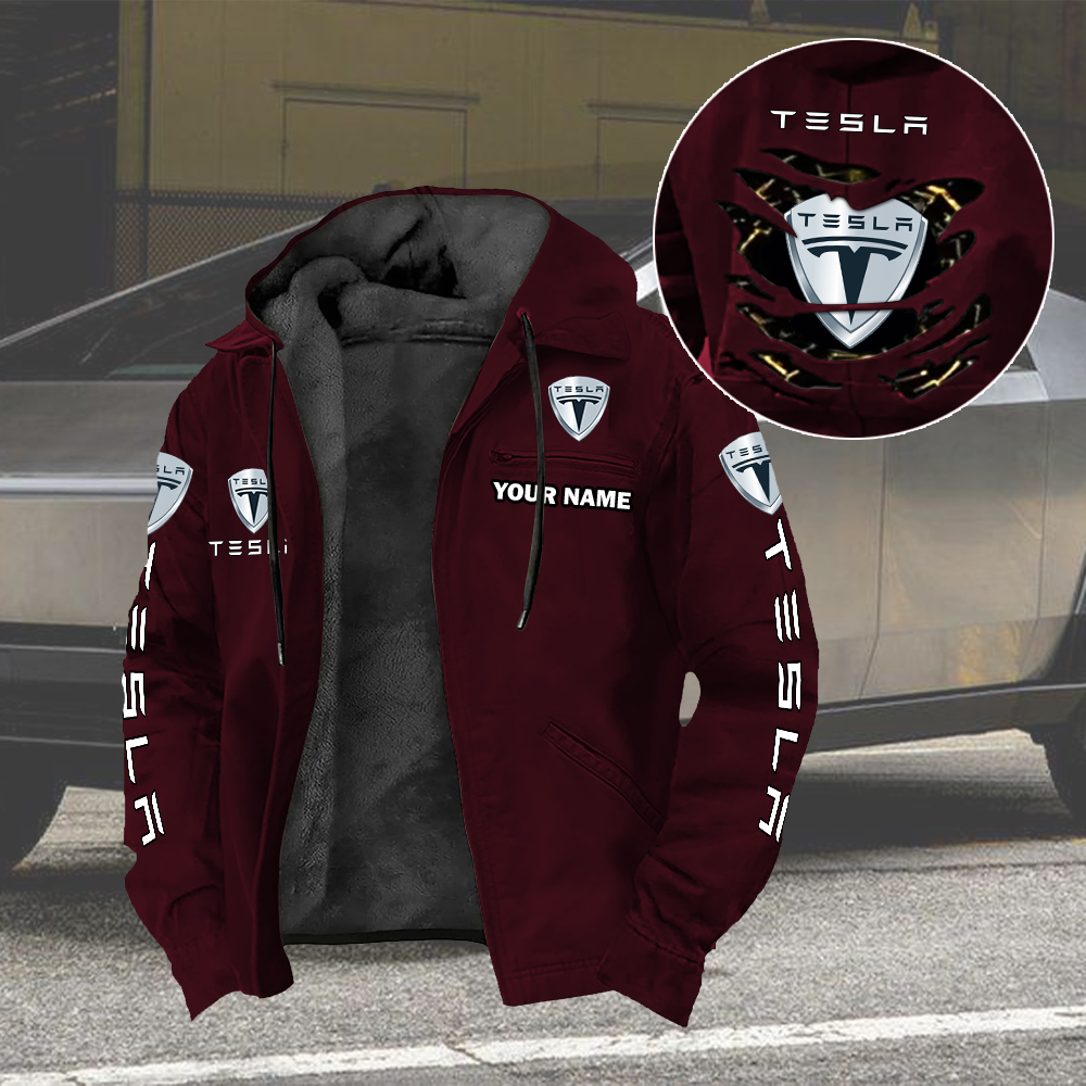 Tesla Custom Name Jacket - Image 4