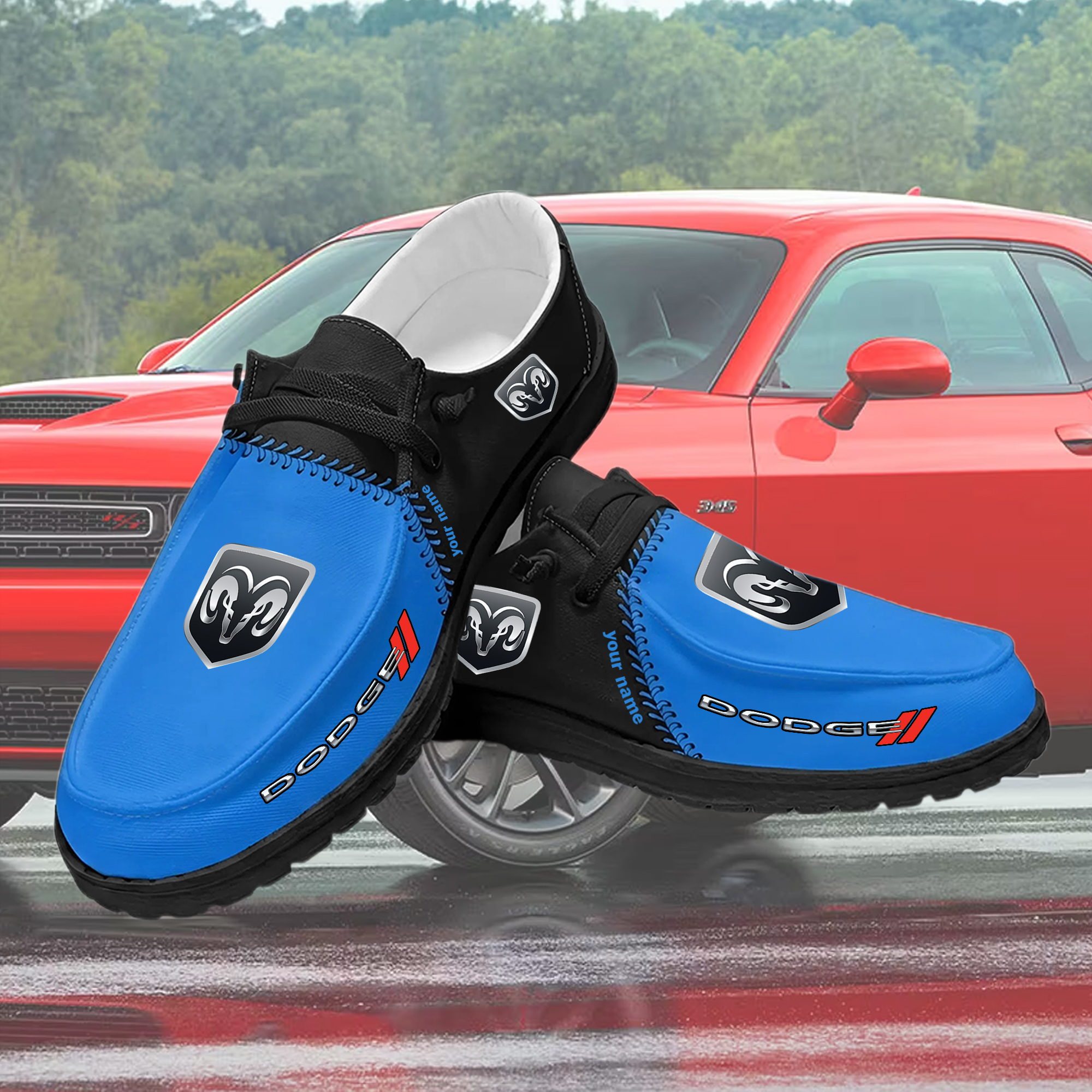 Dodge Custom Name Sneakers - Image 5