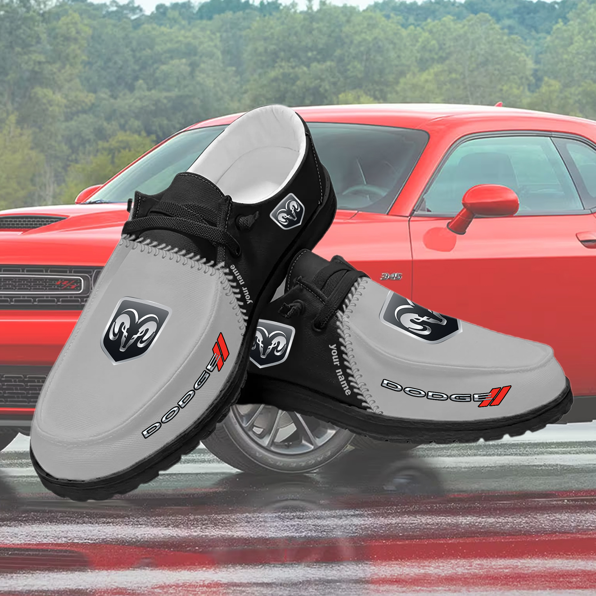 Dodge Custom Name Sneakers - Image 6