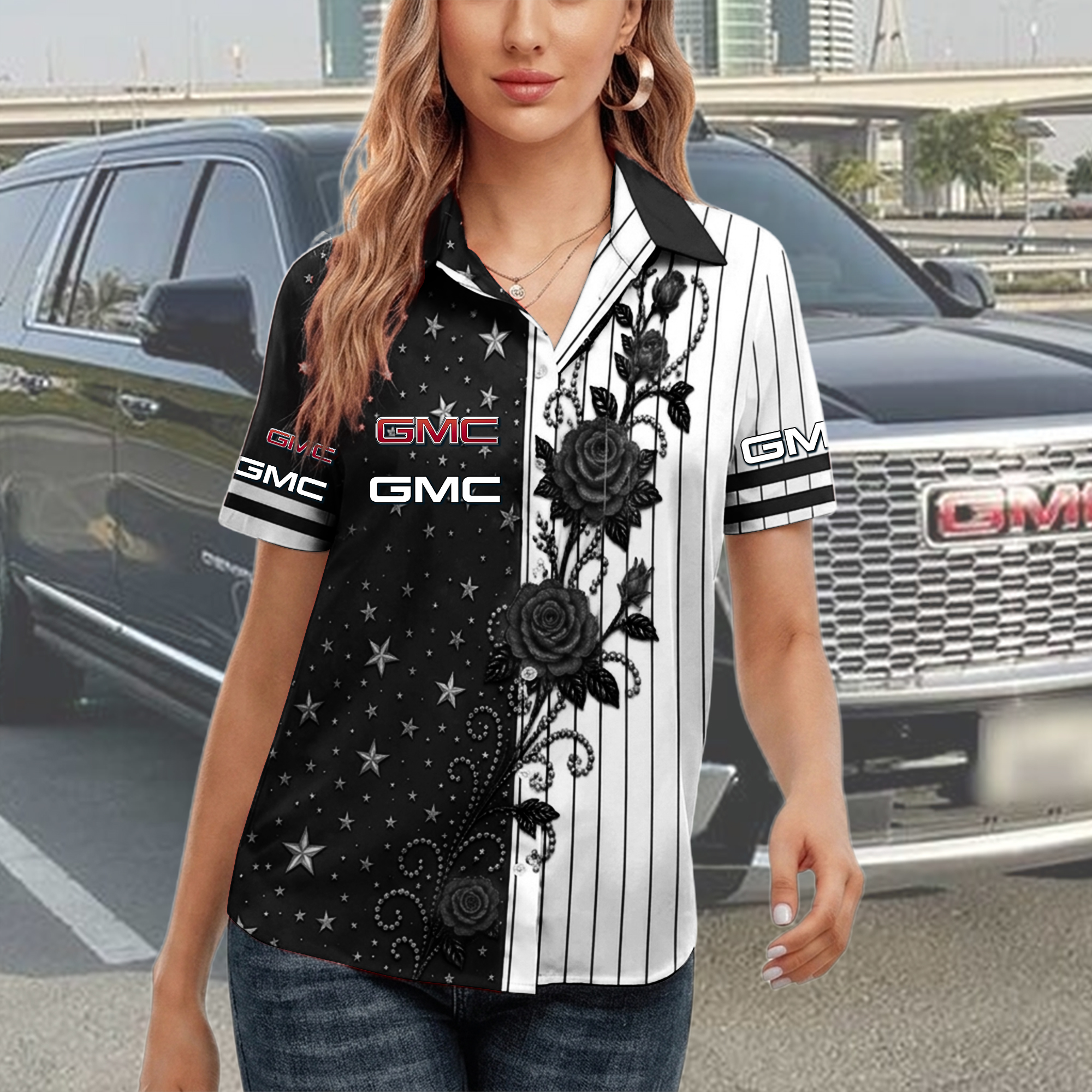 GMC Women Short Sleeve Shirt - Image 7