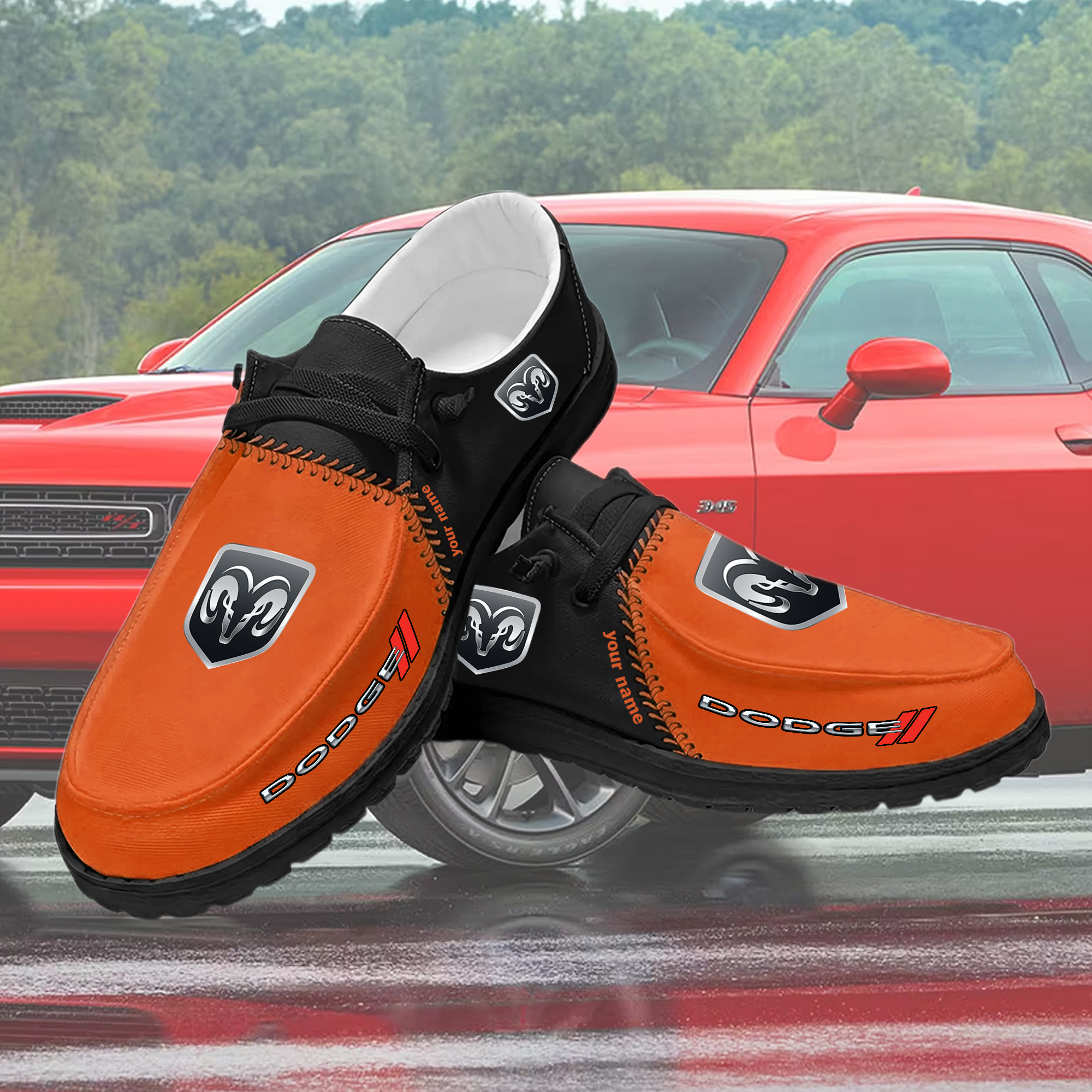 Dodge Custom Name Sneakers - Image 8