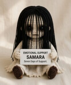 Samara Crochet Doll, Handmade Halloween, Gift for Horror Fans