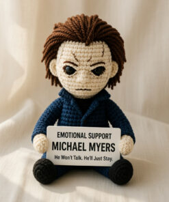 Michael Myers Crochet Doll, Handmade Halloween, Gift for Horror Fans