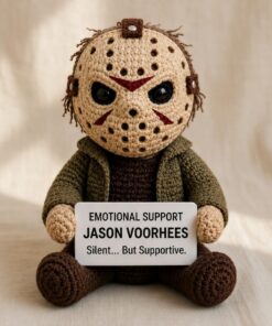Jason Voorhees Crochet Doll, Handmade Halloween, Gift for Horror Fans
