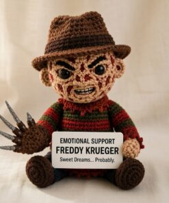 Freddy Krueger Crochet Doll, Handmade Halloween, Gift for Horror Fans