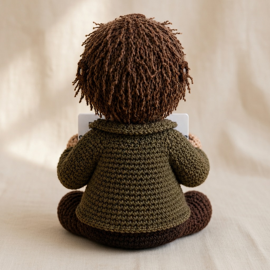 Jason Voorhees Crochet Doll, Handmade Halloween, Gift for Horror Fans - Image 4