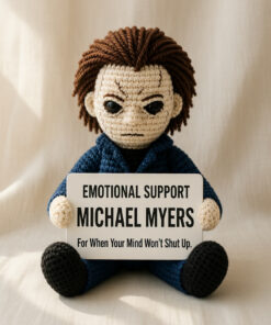 Michael Myers Crochet Doll, Handmade Halloween, Gift for Horror Fans
