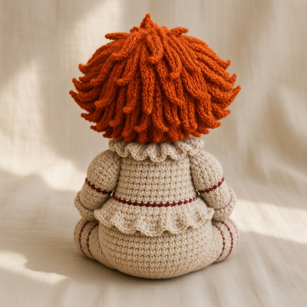 Pennywise Crochet Doll, Handmade Halloween, Gift for Horror Fans - Image 3