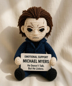 Michael Myers Crochet Doll, Handmade Halloween, Gift for Horror Fans