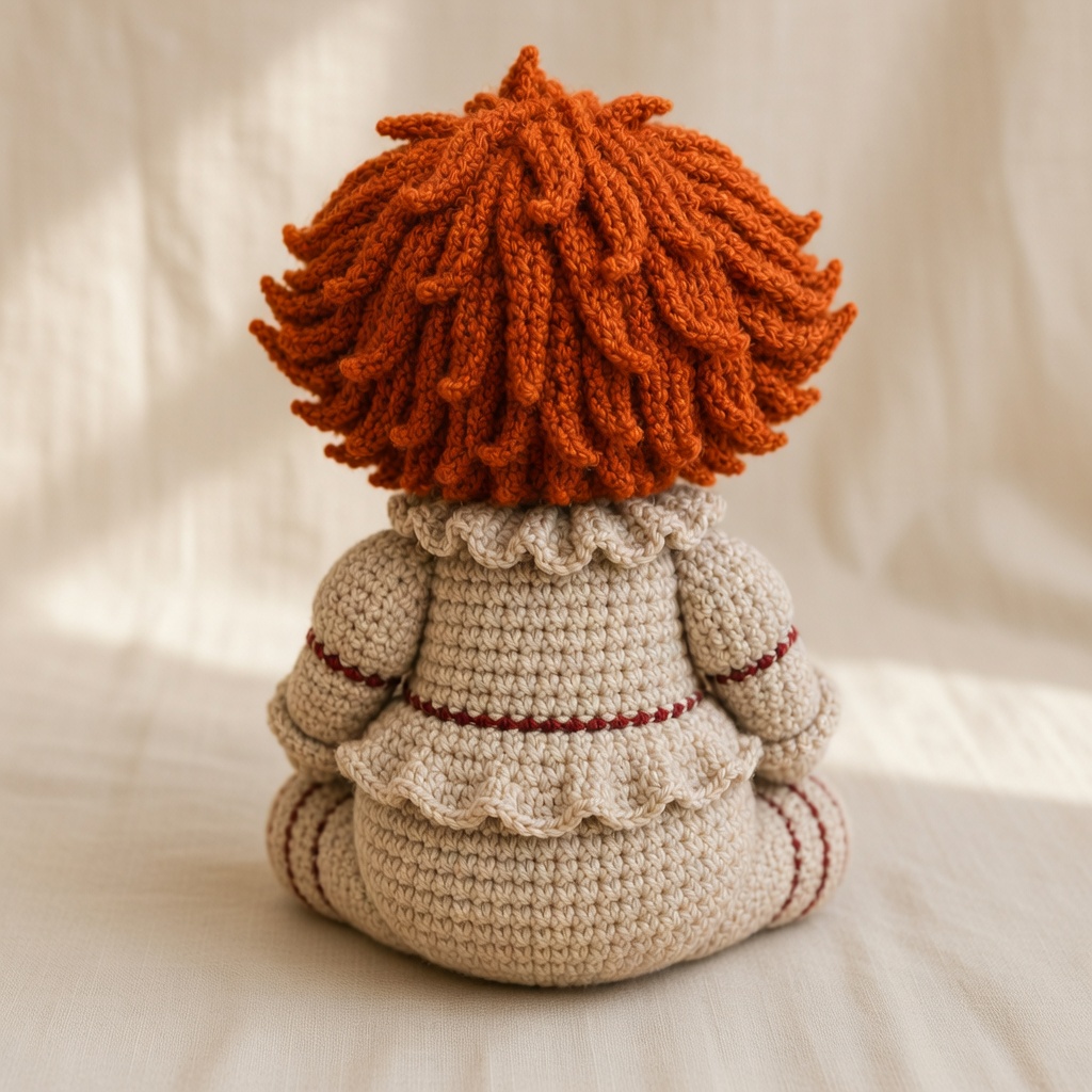 Pennywise Crochet Doll, Handmade Halloween, Gift for Horror Fans - Image 3